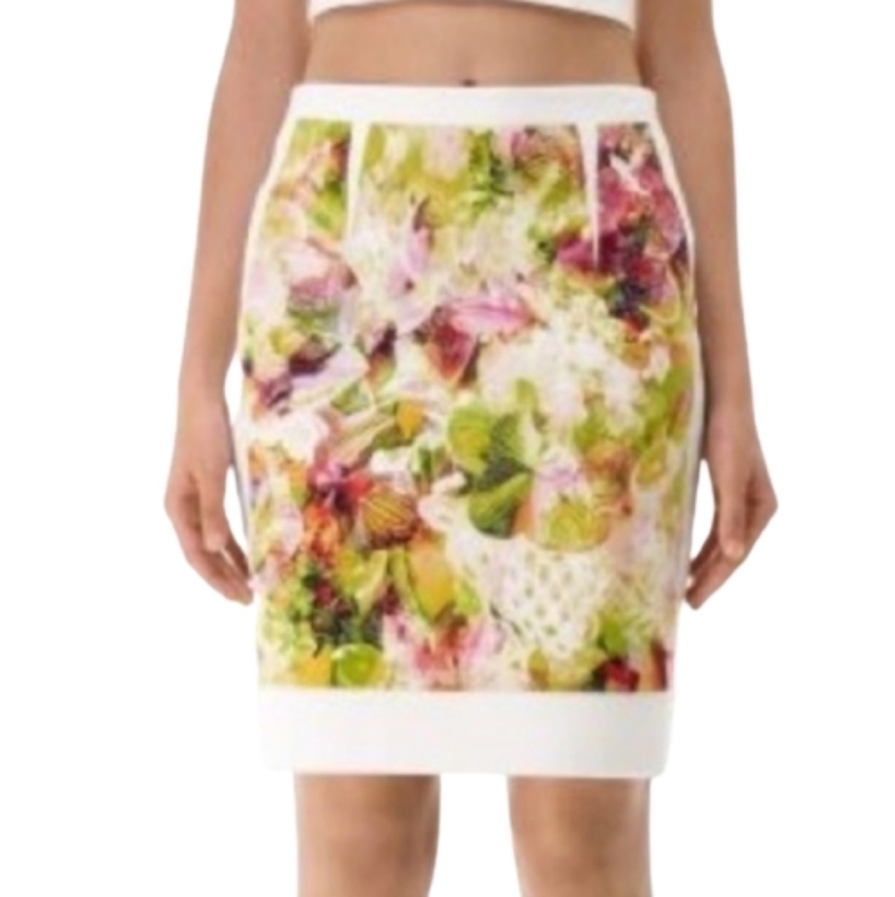 Club Monaco Kenson Floral Printed Pencil Skirt Size 0